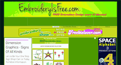 Desktop Screenshot of embroideryisfree.com